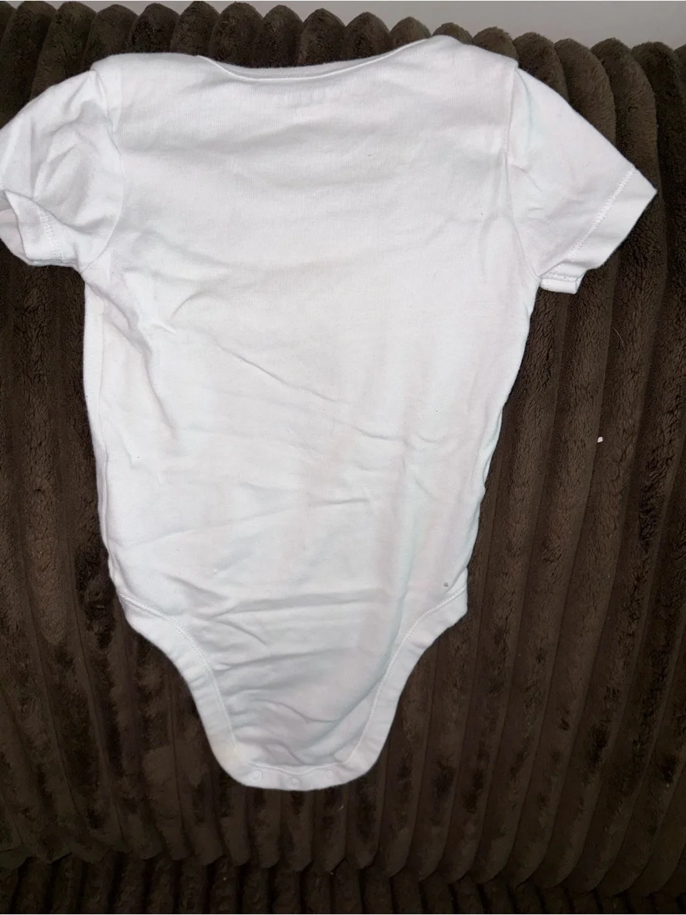Classic White Baby One-Piece Bodysuit